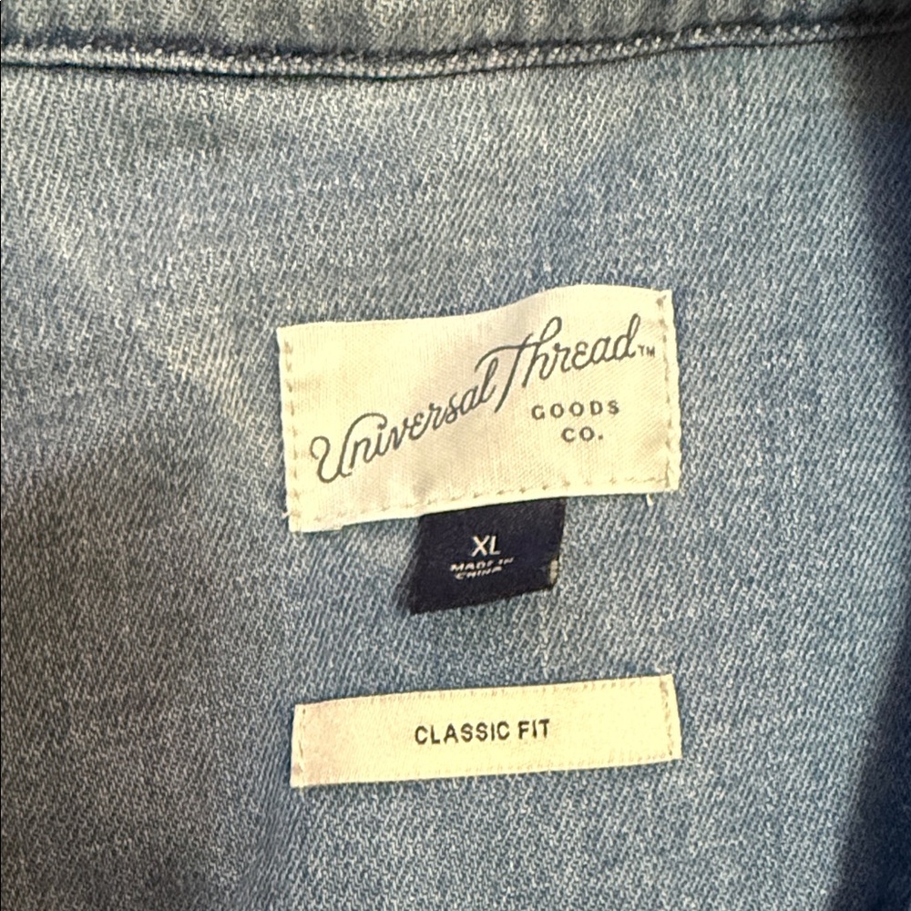 Universal Thread Classic Fit Denim Shirt - Picture 2 of 4